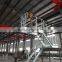 Adjustable galvanized steel step ladder