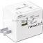Global Adapter with Dual USB Charger