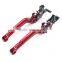 CNC Billet Aluminum Adjustable Folding Extendable Brake Clutch Levers for TRIUMPH SPEED TRIPLER