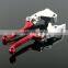 motorcross CNC adjustable folding brake and clutch levers for CRF450 parts