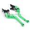 CNC Motorcycle Billet Alloy Aluminum Folded Extendable Road Bike Handlebar Brake Clutch Levers
