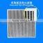 Deep-pleat HEPA filter with aluminum alloy frame