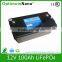 12v 100ah solar energy storage li ion battery pack with BMS