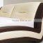 white modern leather beds