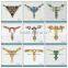 Colorful TPU shoes accessories sandal ornament slipper chain