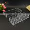 envitonmental production new premium clear acrylic storage box with grids