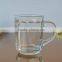 Drinking glass mug with handle for sale