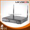 LS VISION new products wifi ip camera price 4ch 2.4G wireless security system hd kit 1MP NVR system