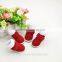 JML Christmas Snow Pet Dog Puppy Cat Non-Slip Skid Santa Shoes Boot Bootie L Size New