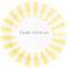 Yellow and White Stripe Paper Plates Pack includes 12 paper plates Size 9" (23cm)