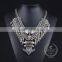 High Quality Vintage Rhinestone Chunky Statement Necklace Tin Alloy Fashion Women Pendant Necklace 6390095