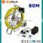 60m/80m/100m/120m Video/Audio Recording DVR Sony Sewer Pipe Inspection Camera System With Remote Control With Text Writer,3299F