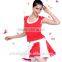 Wholesales Blask Custom Sublimated Cheerleader Dance Uniforms Design