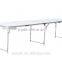 Outsunny 95" Quad-Fold Aluminum Camping Table w/ Carrying Handle