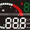 3 inch OBD II head up display multifunctional rotation speed Car Head Up Display XY-HUD206
