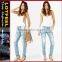 Women denim Ripped Jeans (LOTX271)