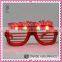 New year party supplies, Light glasses LED glasses 6 Lights Shutter Glasses Nightclub Bar