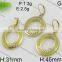 New Arrival Oval Shape Dubai 18k Gold Jewelry Set