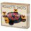 Powered spin roulette lucky shot glass drinking game set