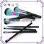 2017 Newest and Hot !!! 7pcs Rainbow Makeup Brushes With Gradient Colorful Tube OEM Cosmetic Makeup Brush Set