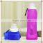 500ml Safety Foldable BPA Free Silicone Kids Water Bottle
