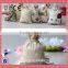 Drawstring Linen Bag 9x12cm Straw Color Drawable Wedding Gift Packaging Christmas Bag
