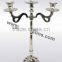 silver candelabra for wedding table and other party