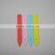 4 Inch Gardening Plastic Assorted Colored Pointed Plant Tag