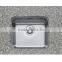 Under-mount square sinks, Inch:16"x15"x7". Size:410x380x180mm, flat rim, deep press