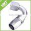 High Performace Auto Aluminum 120 Degree Cutter Car Swivel Hose End