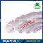 Clear and flexible reinforced pressure resistant industrial hose