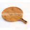 wooden pizza tray,round shape pizza plate