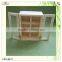 small handles screen window design stand wooden box