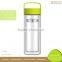 Different Types BPA Free Sports Glass Water Bottle With Infuser