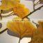 Home and outdoor garden table wedding christmas decoration 60cm or 2ft Height artificial colorfully ginkgo leaf E06 0677
