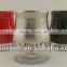 set 3 Hot Sale Black Decal Glass Storage Jar Set 3 Food Canister With Metal Cover