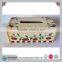 Wood Cherries UVpainted Rectangle Tissue Box Cover Holder With Bottom