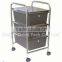 Home Storage Furniture 3-tier Plastic Drawer Trolley Cart PP Drawer Rack