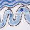 Latest Ladies Off Shoulder Handmade Embroidery Dresses Design Fashion Embroidery Design For Dress HSD6861