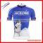 Summer 100% polyester cool mesh bycycle jerseys/shirts, fashion cycling wear