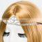 Factory sales directly bride hair jewelry high end zinc alloy bride headbands Fashion crown design bride rubber band