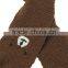Winter Warm Cashmere Baby Set,wholesale knitted scarf beanie and glove set