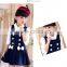 2016 new girls in autumn child bow double breasted Princess Dress skirts children A word skirt