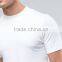 Comfortable slim fit high quality o neck short sleeve white t-shirt for men