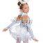 New arrival white and lace girl's princess kids ballet tutu
