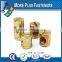Made in Taiwan Black Phosphate Solid Brass Zinc Plated Off Cross Dowels Barrel Furniture Nut
