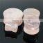 Bulk Rose Quartz High Polished Organic Stone Ear Expander Stone Ear Stretcher