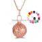 Best selling products brass pregnant ball Sweater locket necklace