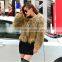 SJ039-01 Knitting Fur Coats Luxury Wholesale Clothing Market