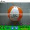 Inflatable white and yellow water ball for promotional gifts